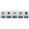 Image 2 : 1957 (5) Coin Proof Set NGC Graded PF66RD/PF66/PF67