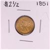 Image 1 : 1851 $2 1/2 Liberty Head Quarter Eagle Gold Coin