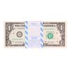 Image 1 : Pack of (100) Consecutive 2013 $1 Federal Reserve STAR Notes Cleveland