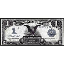 1899 $1 Black Eagle Silver Certificate Note