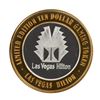 Image 2 : .999 Silver Hilton Las Vegas, Nevada $10 Casino Limited Edition Gaming Token