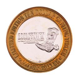 .999 Silver Boomtown Las Vegas, NV $10 Casino Limited Edition Gaming Token
