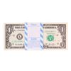 Image 1 : Pack of (100) Consecutive 2013 $1 Federal Reserve STAR Notes San Francisco