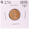 Image 1 : 1878-S $2 1/2 Liberty Head Quarter Eagle Gold Coin