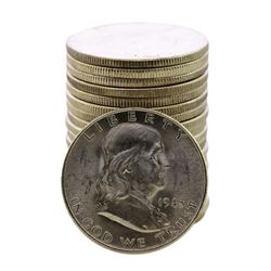 Roll of (20) Brilliant Uncirculated 1948-D Franklin Half Dollar Coins