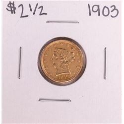 1903 $2 1/2 Liberty Head Quarter Eagle Gold Coin
