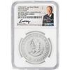 Image 1 : 1792-2017 Half Disme 1 oz. Silver Medal NGC PF70 W/Edmund C. Moy Signature
