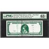 Image 1 : 1929 10 Unit American Bank Note Co. "Test Note" PMG Choice Uncirculated 63EPQ