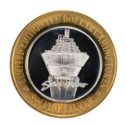 .999 Silver Stratosphere Las Vegas, NV $10 Casino Limited Edition Gaming Token