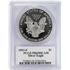 Image 2 : 1993-P $1 Proof American Silver Eagle Coin PCGS PR69DCAM Moy Signature