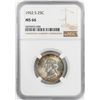 Image 1 : 1952-S Washington Quarter Coin NGC MS66