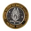 Image 2 : .999 Silver Hilton Las Vegas, Nevada $10 Casino Limited Edition Gaming Token