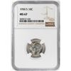 Image 1 : 1950-S Roosevelt Dime Coin NGC MS67