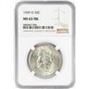 Image 1 : 1949-D Franklin Half Dollar Coin NGC MS63FBL