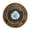 Image 2 : .999 Silver Hilton Las Vegas, Nevada $10 Casino Limited Edition Gaming Token