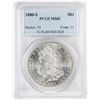Image 1 : 1880-S $1 Morgan Silver Dollar Coin PCGS MS65