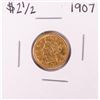 Image 1 : 1907 $2 1/2 Liberty Head Quarter Eagle Gold Coin