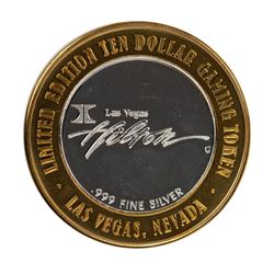 .999 Silver Hilton Las Vegas, Nevada $10 Casino Limited Edition Gaming Token