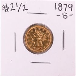 1879-S $2 1/2 Liberty Head Quarter Eagle Gold Coin