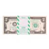 Image 1 : Pack of (100) Consecutive 2017A $2 Federal Reserve STAR Notes Philadelphia