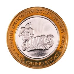 .999 Fine Silver Paris Las Vegas, Nevada $10 Limited Edition Gaming Token
