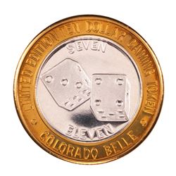 .999 Silver Colorado Belle Laughlin, Nevada $10 Casino Limited Edition Gaming Token