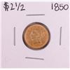 Image 1 : 1850 $2 1/2 Liberty Head Quarter Eagle Gold Coin