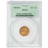Image 1 : 1925-D $2 1/2 Indian Head Quarter Eagle Gold Coin PCGS MS60 Old Green Holder