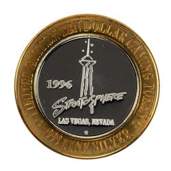 .999 Silver Stratosphere Las Vegas, NV $10 Casino Limited Edition Gaming Token