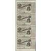 Image 1 : Uncut Sheet of (4) State of Louisiana Baby Bond Obsolete Notes