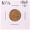 Image 1 : 1868-S $2 1/2 Liberty Head Quarter Eagle Gold Coin
