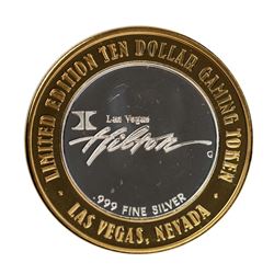 .999 Silver Hilton Las Vegas, Nevada $10 Casino Limited Edition Gaming Token
