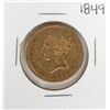 Image 1 : 1849 $10 Liberty Head Eagle Gold Coin