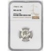 Image 1 : 1944-S Mercury Dime Coin NGC MS66FB