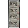 Image 1 : Uncut Sheet of (4) State of Louisiana Baby Bond Obsolete Notes