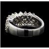Image 2 : 14KT White Gold 1.50 ctw Diamond Ring