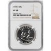 Image 1 : 1958 Proof Franklin Half Dollar Coin NGC PF69 Graded Top Pop