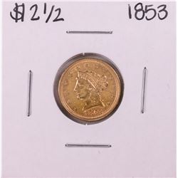 1853 $2 1/2 Liberty Head Quarter Eagle Gold Coin