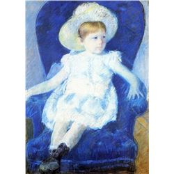 Mary Cassatt - Elsie In A Blue Chair 1880