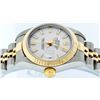 Image 3 : Rolex Ladies Quickset 2 Tone 18K White Index Datejust Wristwatch