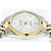 Image 4 : Rolex Mens 2 Tone 14K Mother Of Pearl Diamond & Ruby Datejust Wristwatch