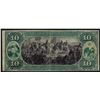 Image 2 : 1875 $10 First National Bank CH# 281 Trenton, NJ National Currency Note