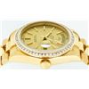 Image 4 : Rolex Mens 18K Yellow Gold 2.75 ctw Channel Set Diamond Day Date President Wrist