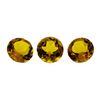 Image 1 : 14.36 ctw.Natural Round Cut Citrine Quartz Parcel of Three