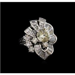 3.62 ctw Diamond Ring - Platinum