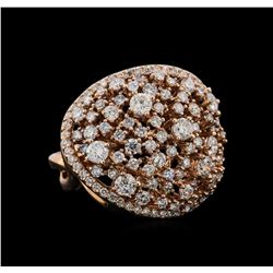 14KT Rose Gold 2.34 ctw Diamond Ring