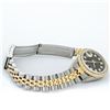 Image 6 : Rolex Ladies 2 Tone 14K Black Diamond Bezel & 1 ctw Bezel Datejust