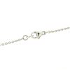 Image 7 : 18K White Gold 16" 3.12 ctw F VS Diamond Cushion Peridot Flower Cluster Necklace