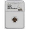 Image 1 : 1829 Germany Bavaria Heller Coin NGC MS65RB