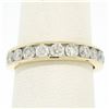 Image 5 : 14k Yellow Gold 1.05 ctw Round Diamond Band Ring